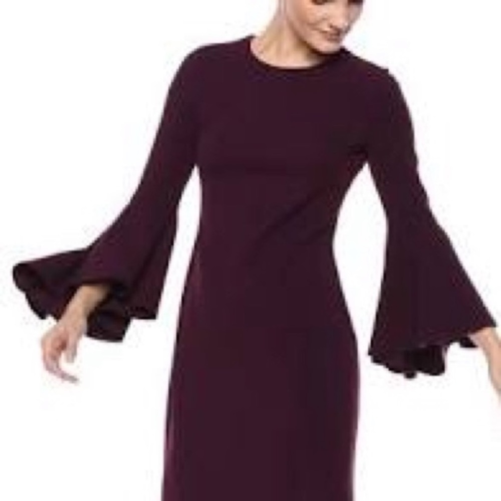Calvin Klein deep purple dress